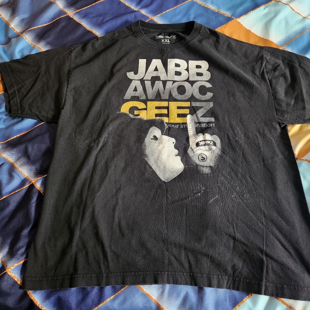 Jabbawocgeez Black Graphic T-Shirt Adult  Size Xxl